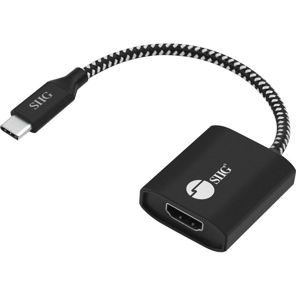 Siig Usb Type-C To Hdmi Video Cable Adapter w/ Pd Charging CB-TC0811-S1